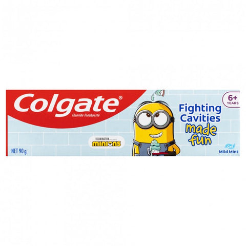 Colgate Minions Kids Toothpaste Sparkling Mint Gel 6+ years 90G