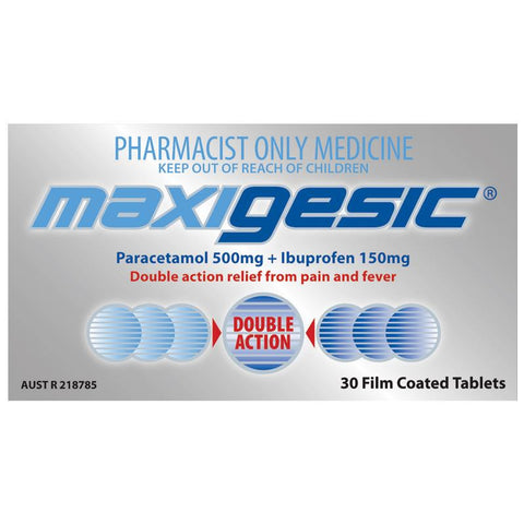 Maxigesic Tab X 30 (Pharmacist Only)