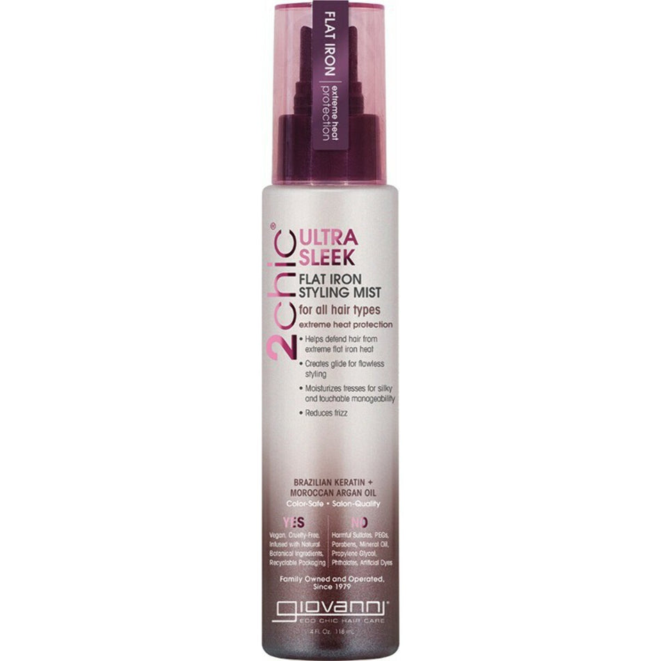 GIOVANNI Styling Mist Flat Iron - 2chic Ultra-Sleek (All Hair) 118ml
