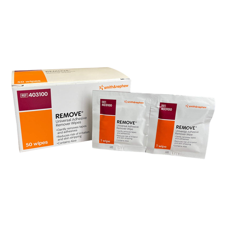 Remove Universal Adhesive Remover 50 Wipes