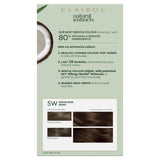 Clairol Natural Instincts Semi-Permanent Hair Color, 5w Medium Warm Brown