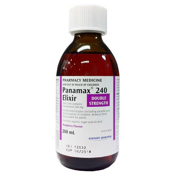 Buy Panamax Elixir Double Strength 200ml Online at Cutpricepharmacy ...