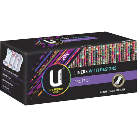U By Kotex Designer Series Liners Protect Liners 30 Pack