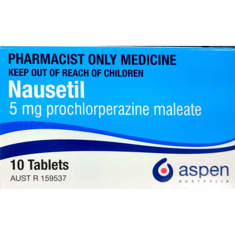 Nausetil 5mg Tablets 10 (S3)