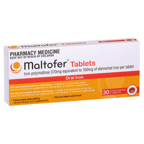 Maltofer Oral Iron 100mg 30 Tablets