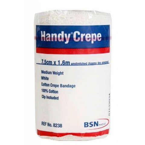 Handy Crepe Medium White 7. 5cm X 1. 6m