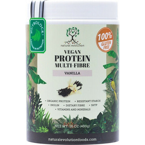 NATURAL EVOLUTION Vegan Protein Multi-Fibre Vanilla 400g