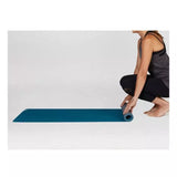 Gaiam Yoga Mat Soft Grip 5mm Teal/Charcoal Plain 61cm x 173cm 1