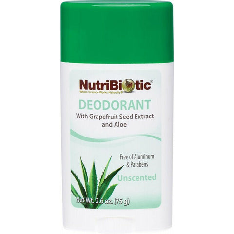 NUTRIBIOTIC Deodorant Stick Unscented 75g