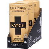 PATCH Adhesive Bamboo Strip Bandages Charcoal - Bites & Splinters 3x25