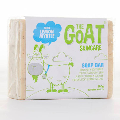 The Goat Skincare Soap Bar with Lemon Myrtle - 100g Carton 12