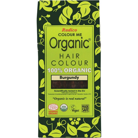 RADICO Colour Me Organic - Hair Colour Powder - Burgundy 100g