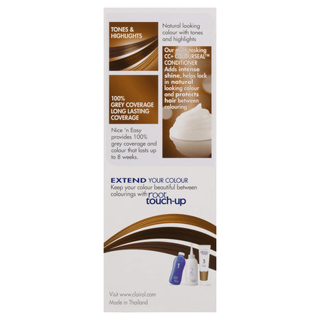 Clairol Nice & Easy 3.5 Darkest Brown Hair Colour