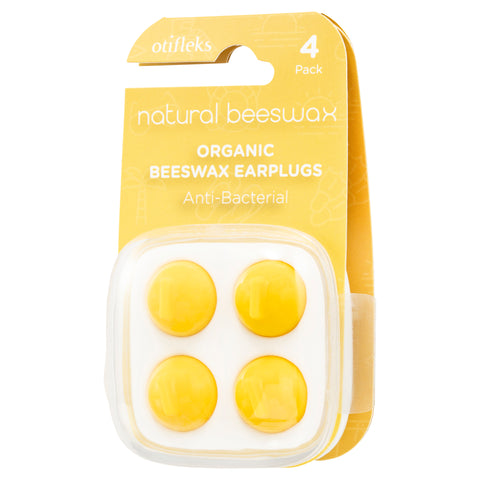 OTIFLEKS BEESWAX EAR PLUGS 4PK