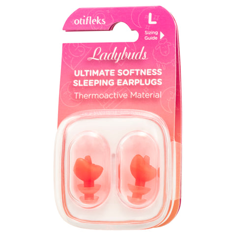 OTIFLEKS LADYBUD EAR PLUGS LARGE