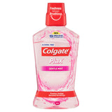 Colgate Plax Alcohol Free Antibacterial Mouthwash Gentle Mint 500mL