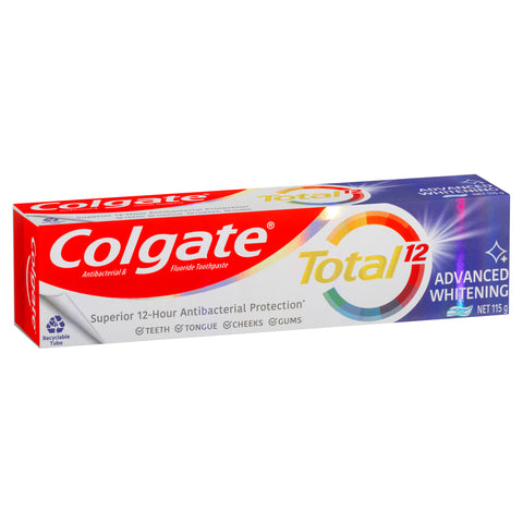 Colgate Total Advanced Whitening Antibacterial Toothpaste 115g