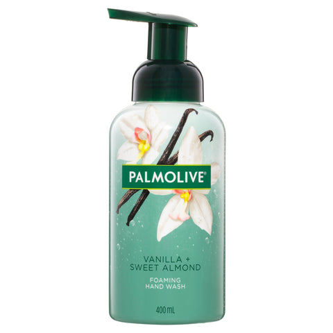 Palmolive Foaming Gentle and Nourishing Hand Wash Vanilla & Sweet Almond Pump 400mL