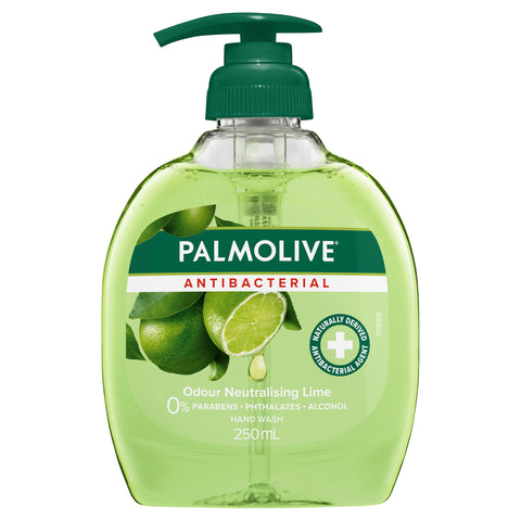 Palmolive Antibacterial Odour Neutralising Liquid Hand Wash Lime Pump 250mL