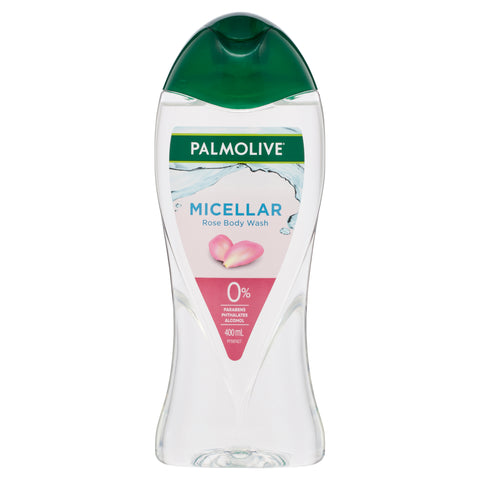 Palmolive Micellar Rose Body Wash 0% Parabens 400mL