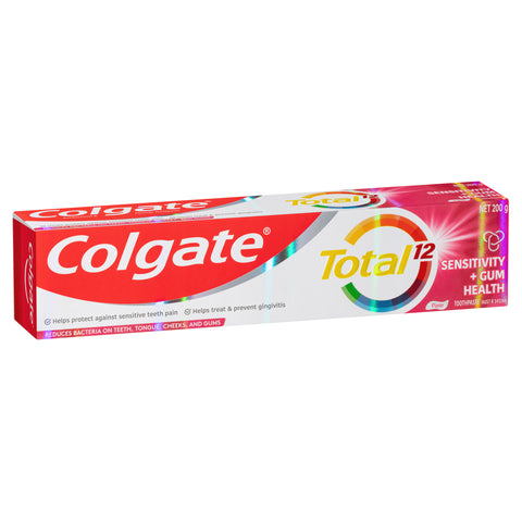Colgate Total 12 Sensitivity + Gum Health Toothpaste 200g