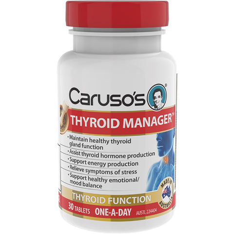 CARUSO'S NATURAL HEALTH Thyroid Manager 30 Tablets