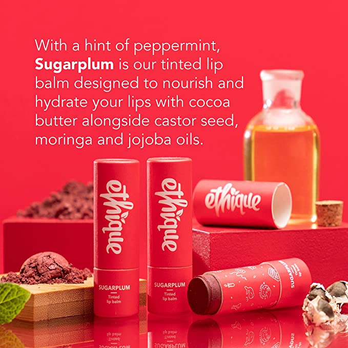 ETHIQUE Lip Balm Sugarplum - Tinted 9g
