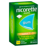 Nicorette Chewing Gum 4mg Fresh Fruit 105