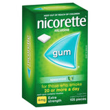 Nicorette Gum 4mg Spearmint 105PK