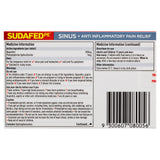 Sudafed PE Double Action Sinus + Anti-Inflammatory Pain Relief 24 Tabs