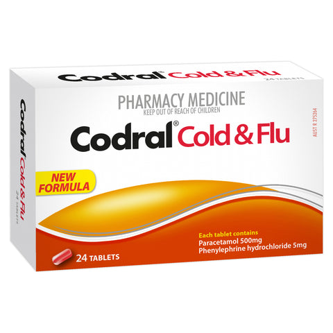 Codral PE Cold & Flu Tablets 24 Pack