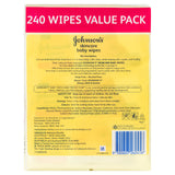 Johnson's Baby Wipes Skincare Fragrance Free 3x80 Pack