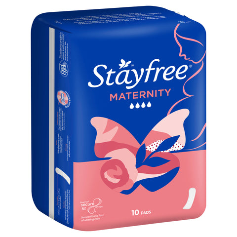 Stayfree Maternity No Wings 10PK