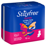 Stayfree Ultra Thin Super Wing 12PK