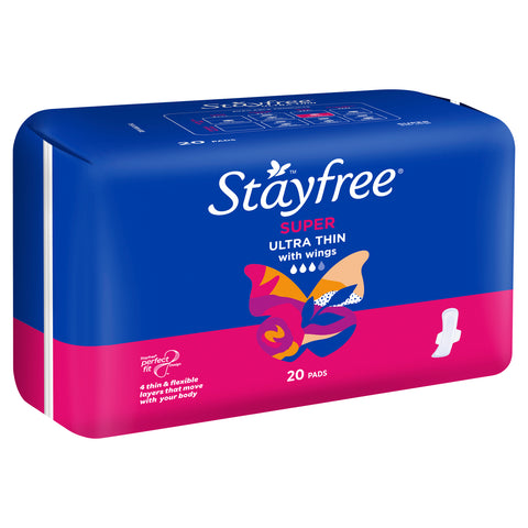 Stayfree Ultra Thin Wings Super Pads X 20