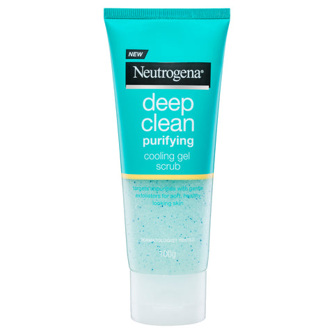 Neutrogena Deep Clean Purifying Cooling Gel Scrub 100g