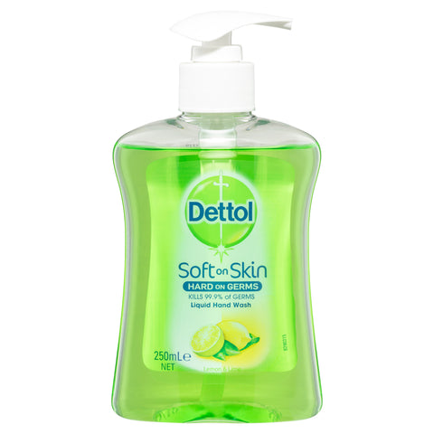 Dettol Lemon & Lime Antibacterial Hand Wash Pump 250ml