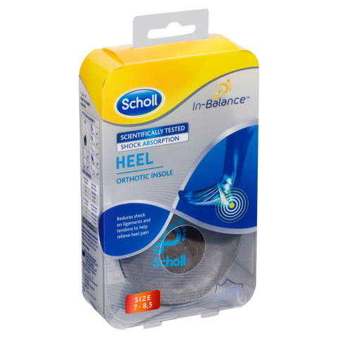 Scholl In Balance Heel and Ankle Orthotic Insole Medium