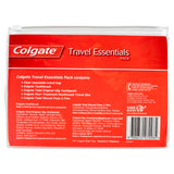 Colgate Travel Essentials Toothbrush, Toothpaste, Mouthwash, Floss & travel bag Pack