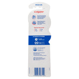 Colgate 360 Optic White Platinum with 2 whitening actions Toothbrush Medium Value 2-Pack