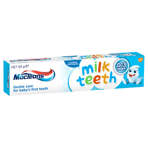 Macleans Milk Teeth Kids Toothpaste 0-3 Years 63g