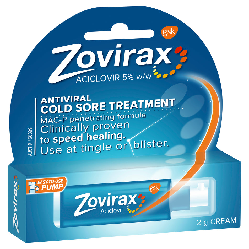 Zovirax Cold Sore Pump 2g