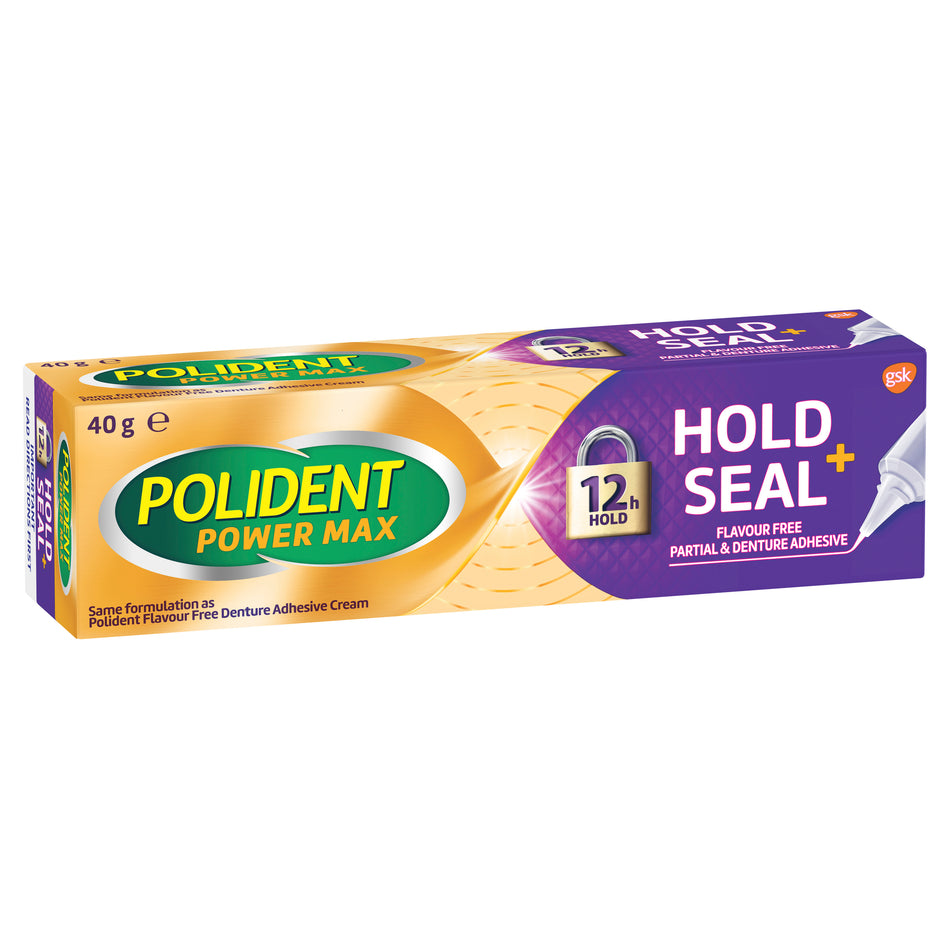 Polident MAX SEAL Denture Adhesive Cream 40g