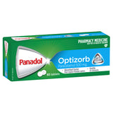 Panadol with Optizorb Paracetamol Pain Relief Tablets 500mg 50
