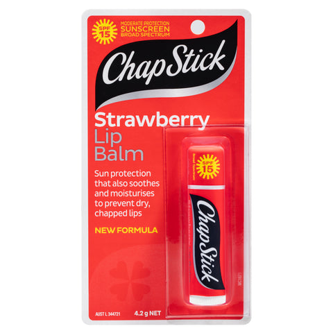 Chapstick Lip Balm Strawberry SPF15+ 4.2g