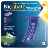 Nicabate Minis Quit Smoking Lozenge 4mg 20 pieces