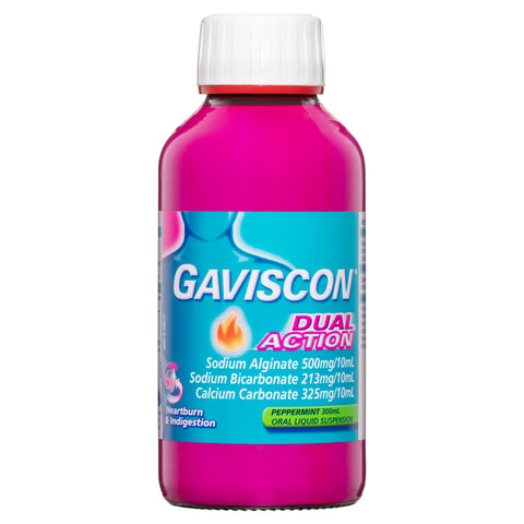 Gaviscon Dual Action Liquid Heartburn & Indigestion Relief 300ml