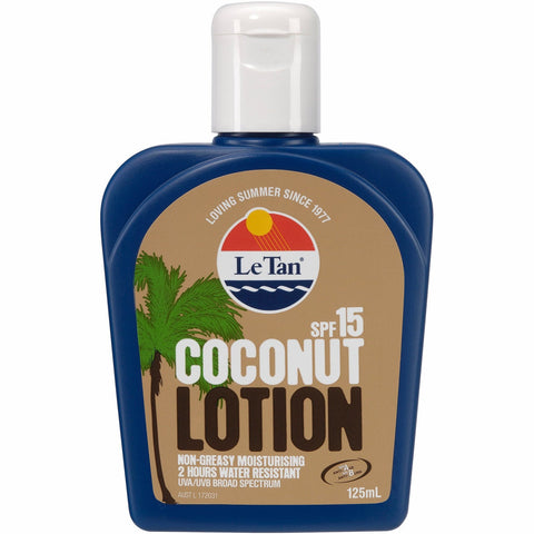 Le Tan Coconut Lotion SPF 15 125ml