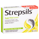Strepsils Sugar Free Lemon 36 Lozenges
