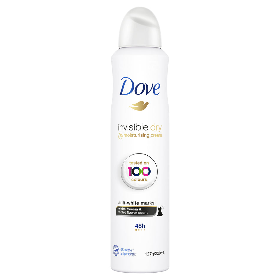 Dove Antiperspirant Aerosol Invisible Dry Deodorant 220 ml